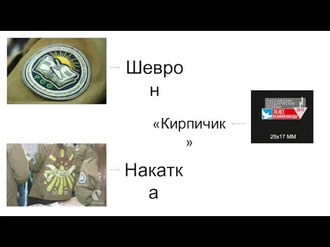 Шеврон Накатка «Кирпичик»