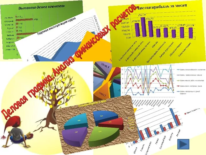 Деловая графика.Анализ финансовых расчетов.