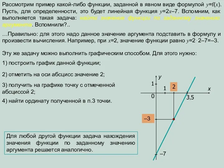 Рассмотрим пример какой-либо функции, заданной в явном виде формулой y=f(x).