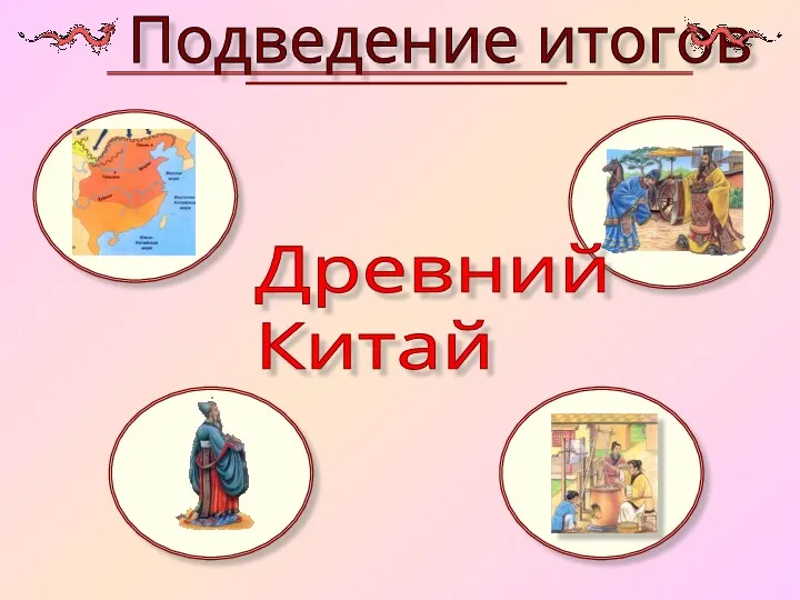 Подведение итогов Древний Китай