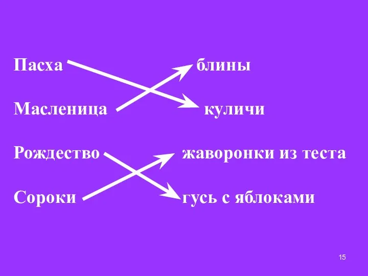 Пасха блины Масленица куличи Рождество жаворонки из теста Сороки гусь с яблоками