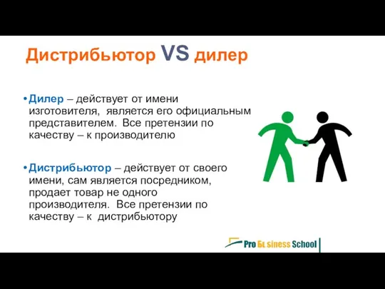 Дилер – действует от имени изготовителя, является его официальным представителем. Все претензии по