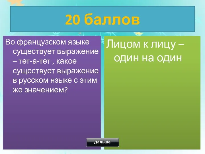 20 баллов Во французском языке существует выражение – тет-а-тет ,