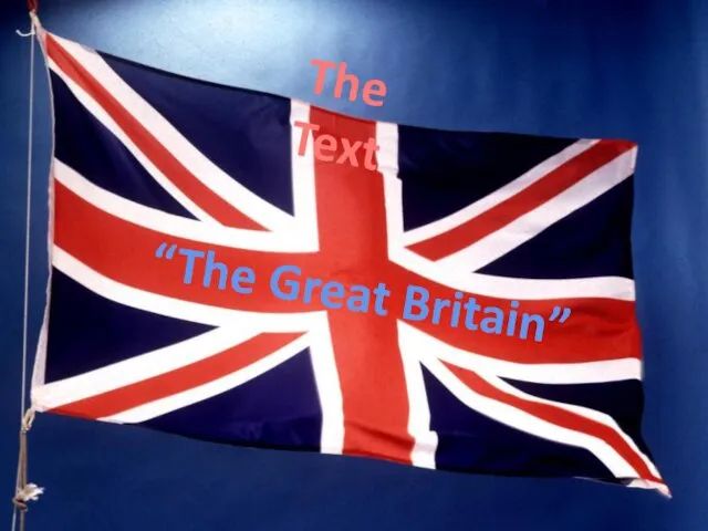 The Text “The Great Britain”
