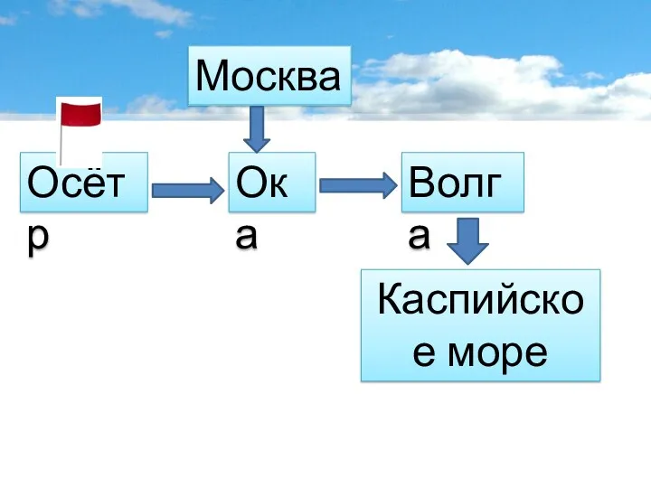 Осётр Ока Волга Каспийское море Москва