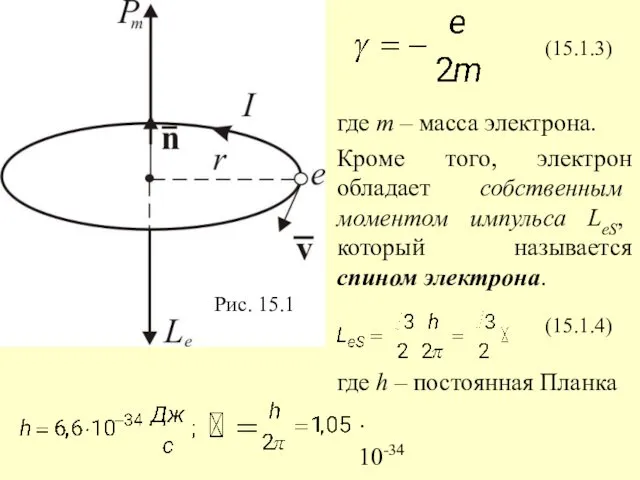 Рис. 15.1 (15.1.3) (15.1.4) · 10-34