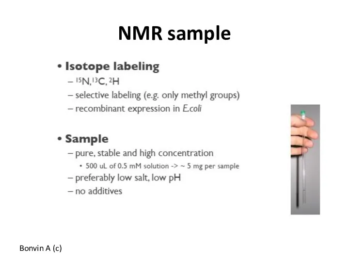 NMR sample Bonvin A (c)