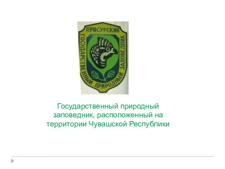 Государственный природный заповедник, расположенный на территории Чувашской Республики