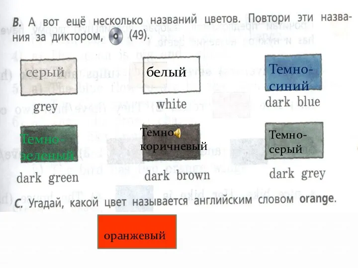 серый белый Темно-синий Темно-зеленый Темно-коричневый Темно-серый оранжевый
