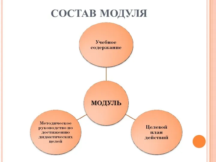 СОСТАВ МОДУЛЯ