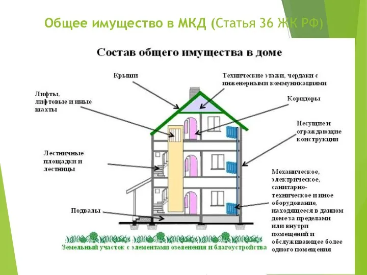 Общее имущество в МКД (Статья 36 ЖК РФ)