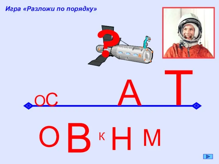 В О Н М К Игра «Разложи по порядку»