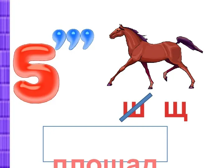 ш щ площадь