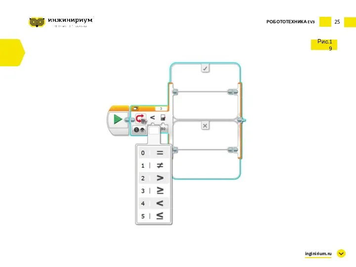 25 Рис.19 inginirium.ru РОБОТОТЕХНИКА EV3