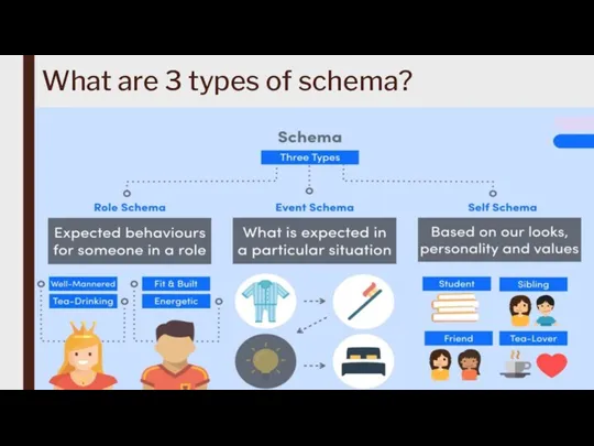 What are 3 types of schema?