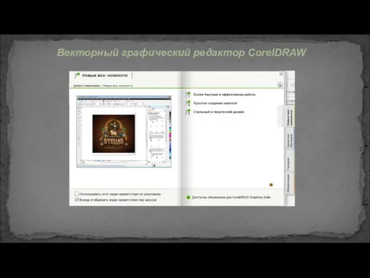 Векторный графический редактор CorelDRAW