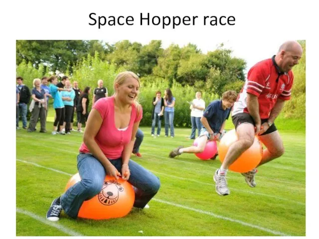 Space Hopper race