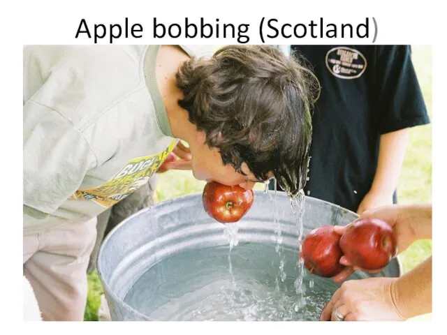 Apple bobbing (Scotland)