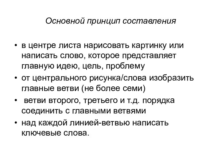 Основной принцип составления в центре листа нарисовать картинку или написать