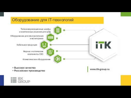 Телекоммуникационные шкафы и комплексные решения для ЦОД Оборудование для электропитания