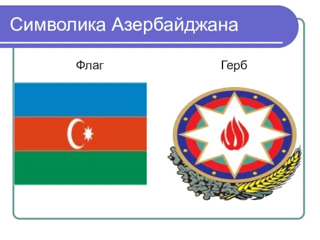 Символика Азербайджана Флаг Герб
