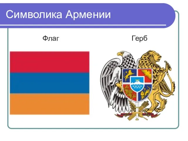 Символика Армении Флаг Герб