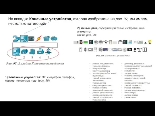 На вкладке Конечные устройства, которая изображена на рис. 97, мы