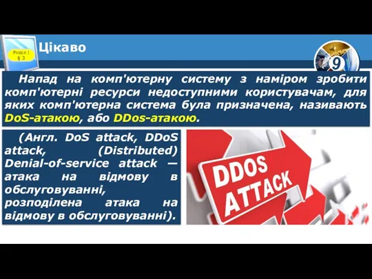 Цікаво Розділ 1 § 3 Напад на комп'ютерну систему з