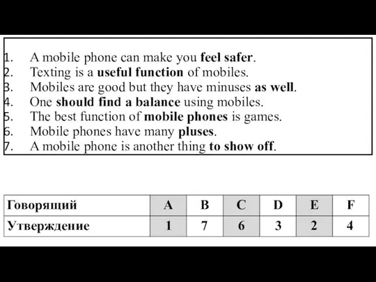 A mobile phone can make you feel safer. Texting is