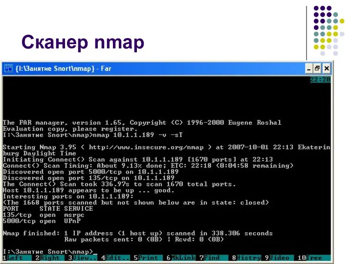 Сканер nmap