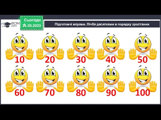 21.03.2023 Сьогодні 10 20 30 40 50 60 70 80