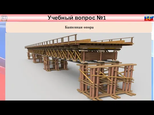 Учебный вопрос №1 14 Башенная опора