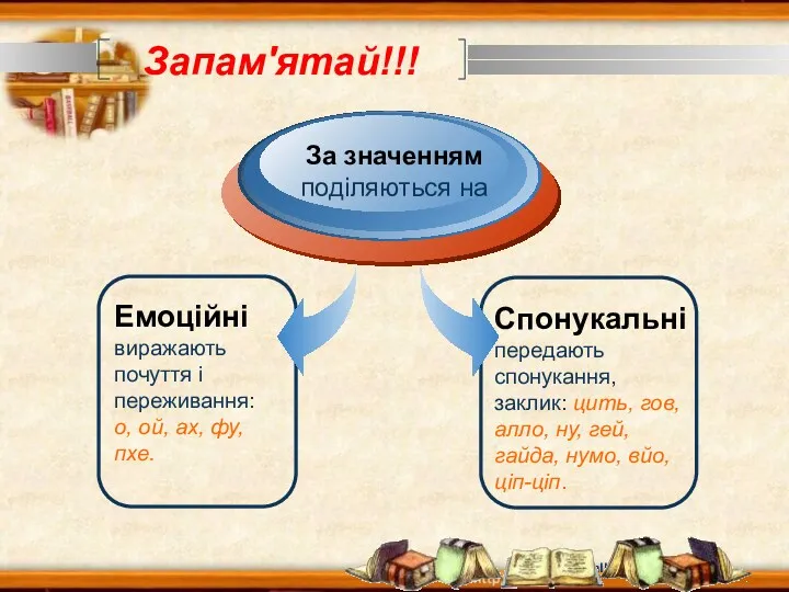 www.themegallery.com Запам'ятай!!! Емоційні виражають почуття і переживання: о, ой, ах,