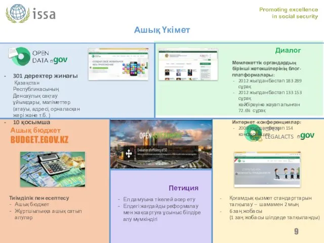 Ашық бюджет BUDGET.EGOV.KZ ПОРТАЛ «ОТКРЫТОЕ ПРАВИТЕЛЬСТВО» Ашық Үкімет 301 деректер