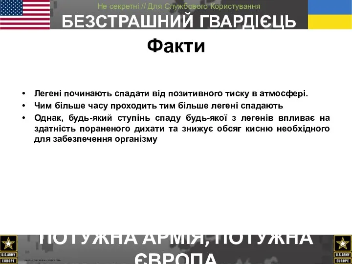 Факти Легені починають спадати від позитивного тиску в атмосфері. Чим