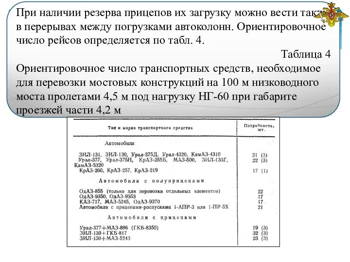 При наличии резерва прицепов их загрузку можно вести так­же в