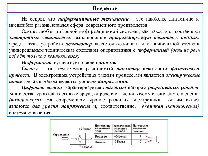 Введение Не секрет, что информационные технологии – это наиболее динамично