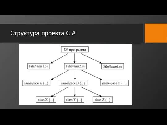 Структура проекта C #