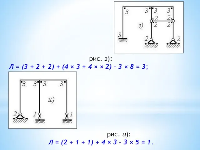 рис. и): Л = (2 + 1 + 1) +