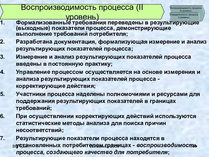 ВМ Григ Логистика 2008 Формализованные требования переведены в результирующие (выходные)