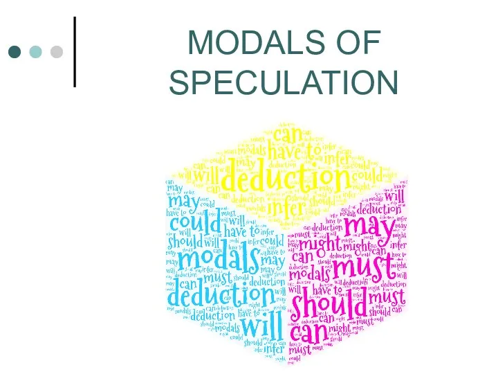 MODALS OF SPECULATION
