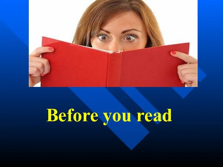 Before you read