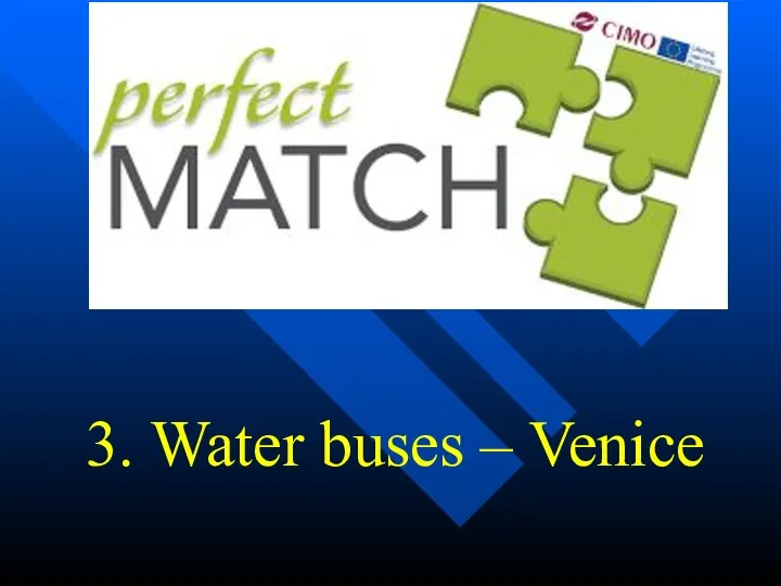 3. Water buses – Venice