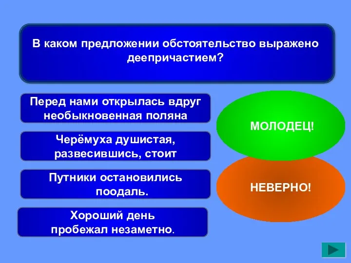 Перед нами открылась вдруг необыкновенная поляна Путники остановились поодаль. Черёмуха