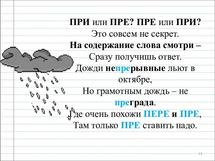 ПРИ или ПРЕ? ПРЕ или ПРИ? Это совсем не секрет.