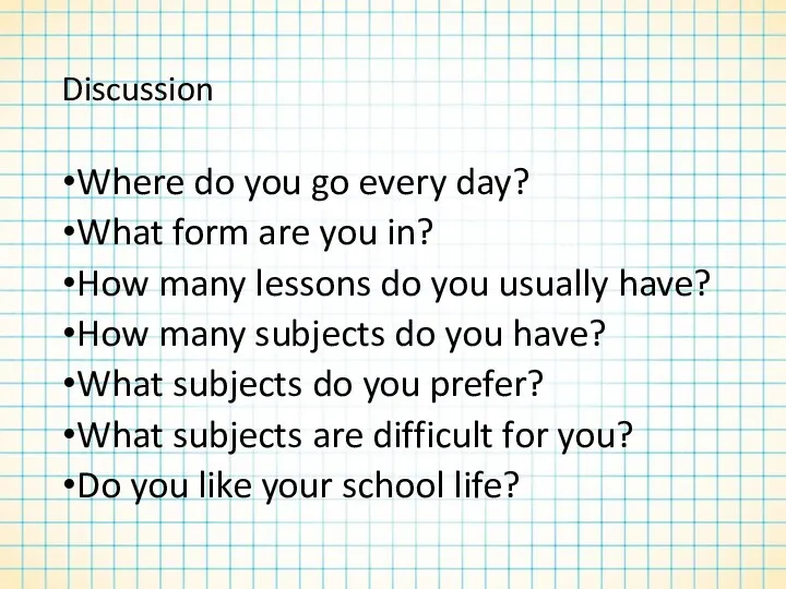 Discussion Where do you go every day? What form are