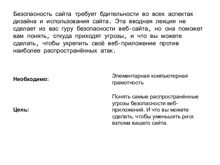 Безопасность сайта требует бдительности во всех аспектах дизайна и использования