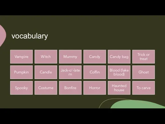 vocabulary