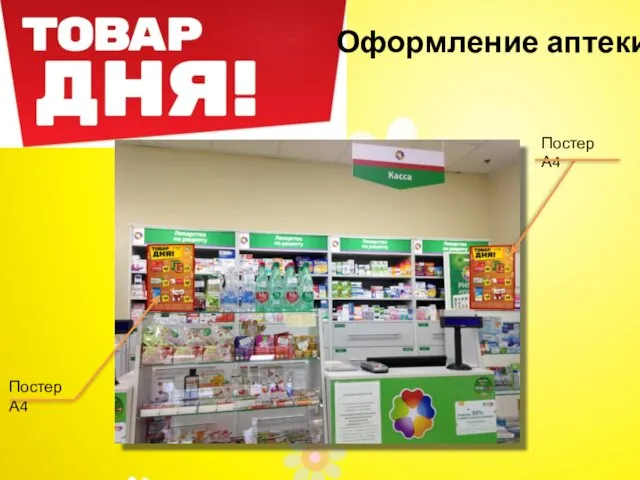 Постер А4 Постер А4 Оформление аптеки