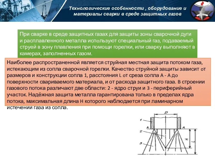 Технологические особенности , оборудование и материалы сварки в среде защитных